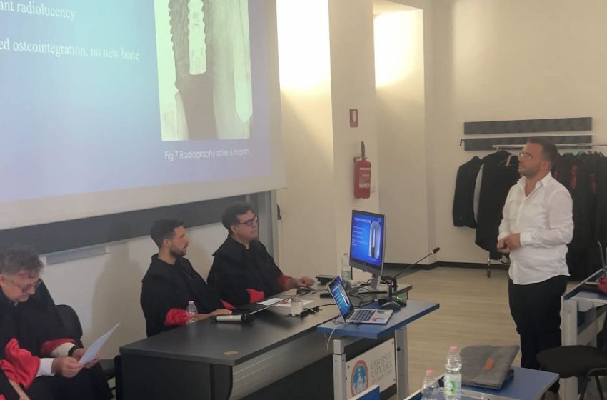 Dr. Enes Qazimi përfundon me sukses masterin në Itali