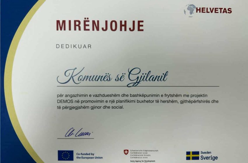 Komuna e Gjilanit, model i organizimit të dëgjimeve buxhetore, vlerësohet me mirënjohje nga DEMOS-i