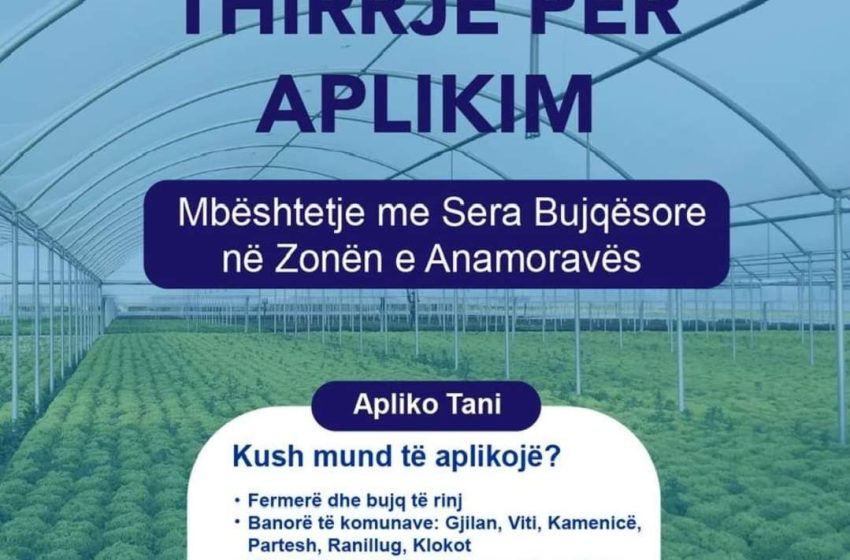  THIRRJE PËR APLIKIM