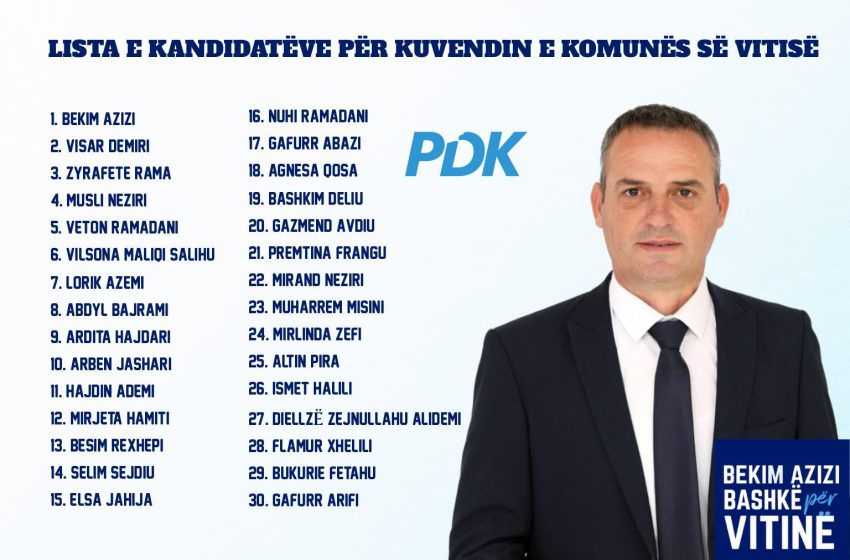 Bekim Azizi: Bashkë për Vitinë