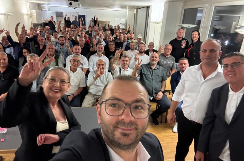 Ndjenjë super fantastike të jem në mesin e bashkëatdhetarëve tanë në Zurich të Zvicrës.